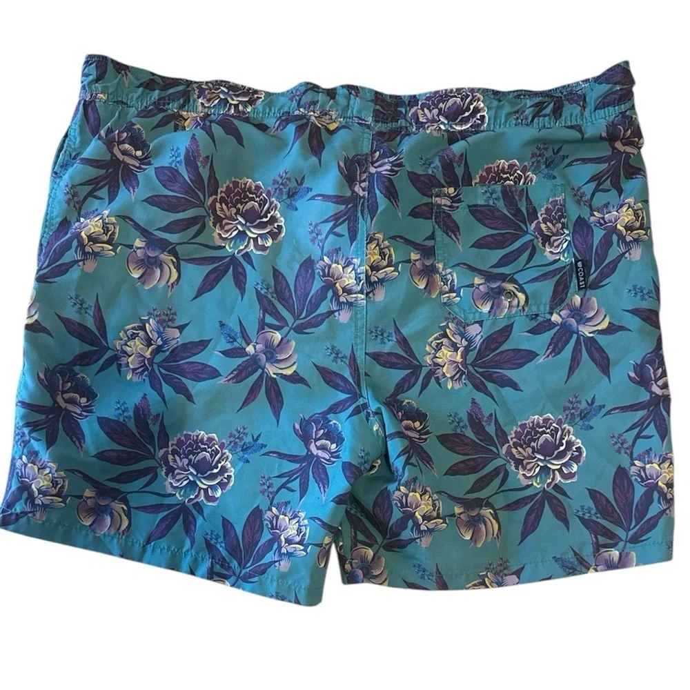 Coast Clothing 1996 Co. Shorts Mens Size XX-Large Tropical Swim Resort